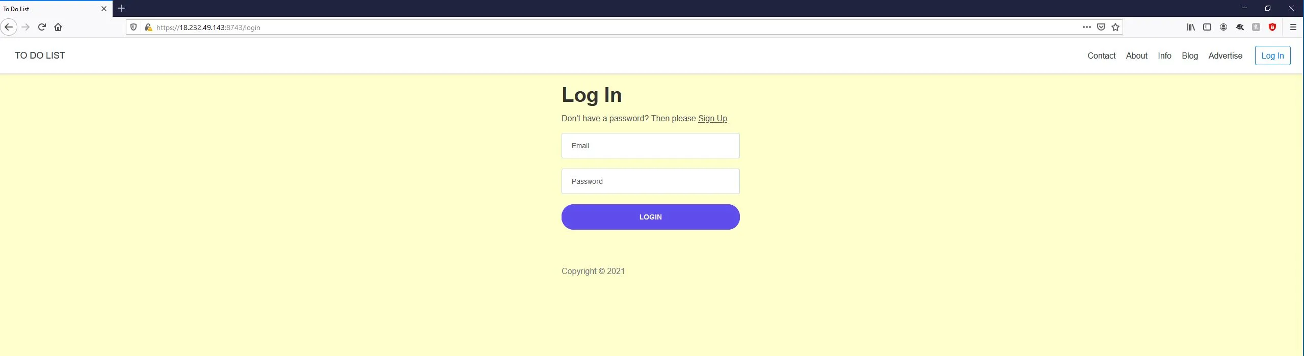 Spring Boot Application HomePage