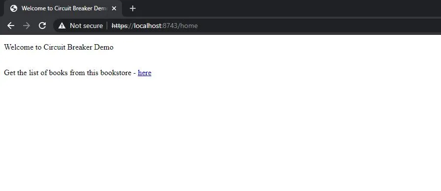 Circuit Breaker in a Spring Boot
