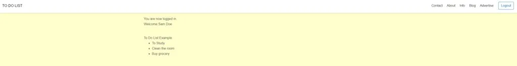 Successful Login - Keycloak