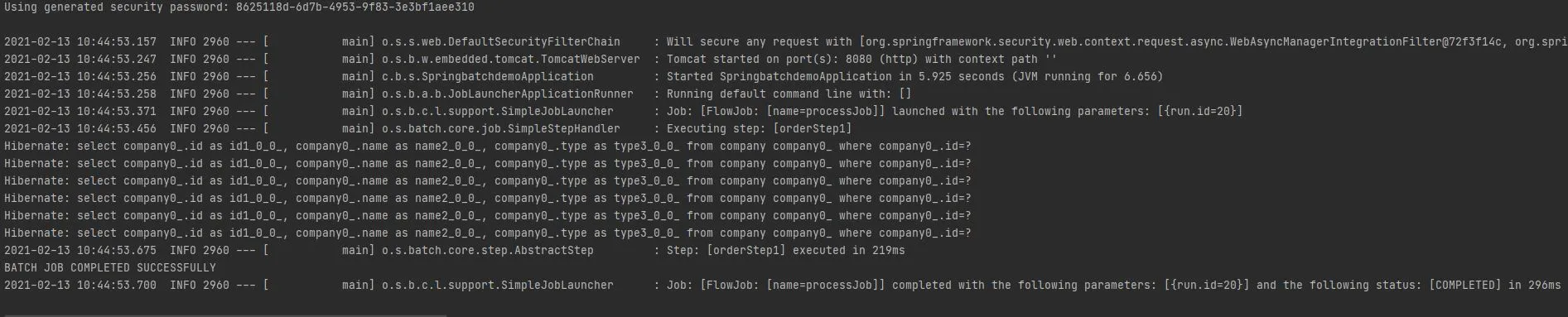 Step by Step Spring Batch Tutorial