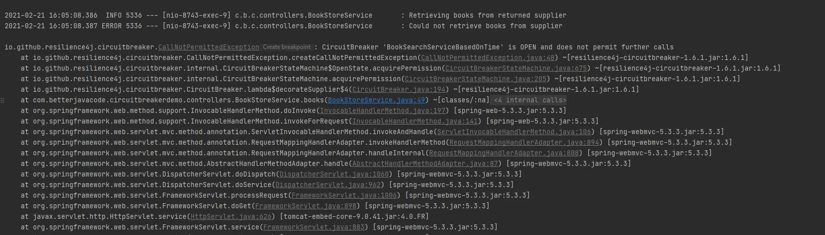 Circuit Breaker in Spring Boot